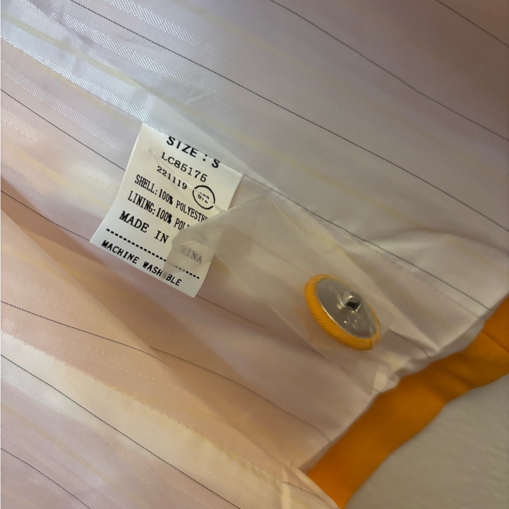 Blazer Vibrant Golden Mustard Yellow Pre Loved - image 5